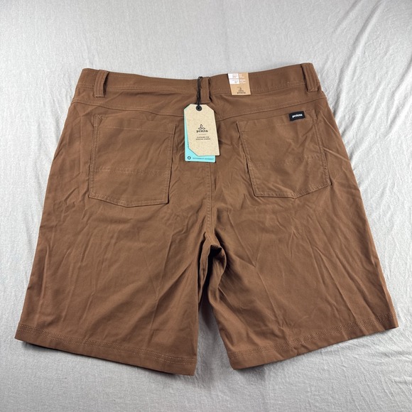 Prana Other - Prana Brion II Shorts Mens 36 Standard Fit Brown 9" Chino Outdoors Hiking NEW